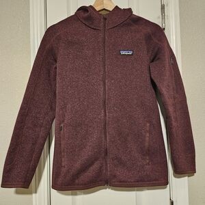 Patagonia Burgundy Zip-Up Jacket